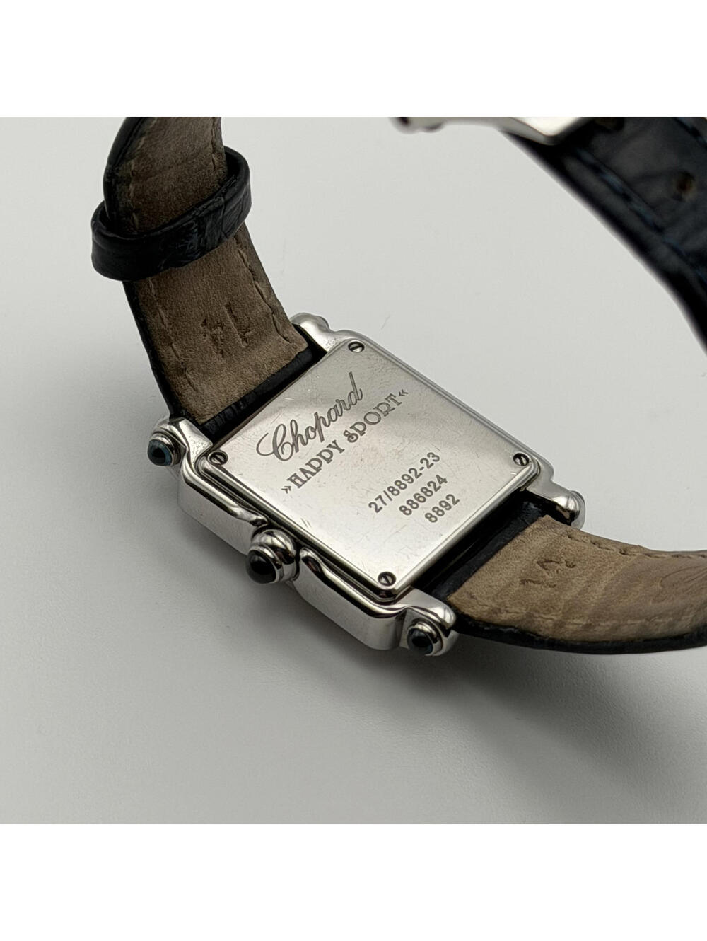 Chopard Happy Sport Diamond Square Watch – Stainless Steel – Swiss Made - Picture 5 of 11
